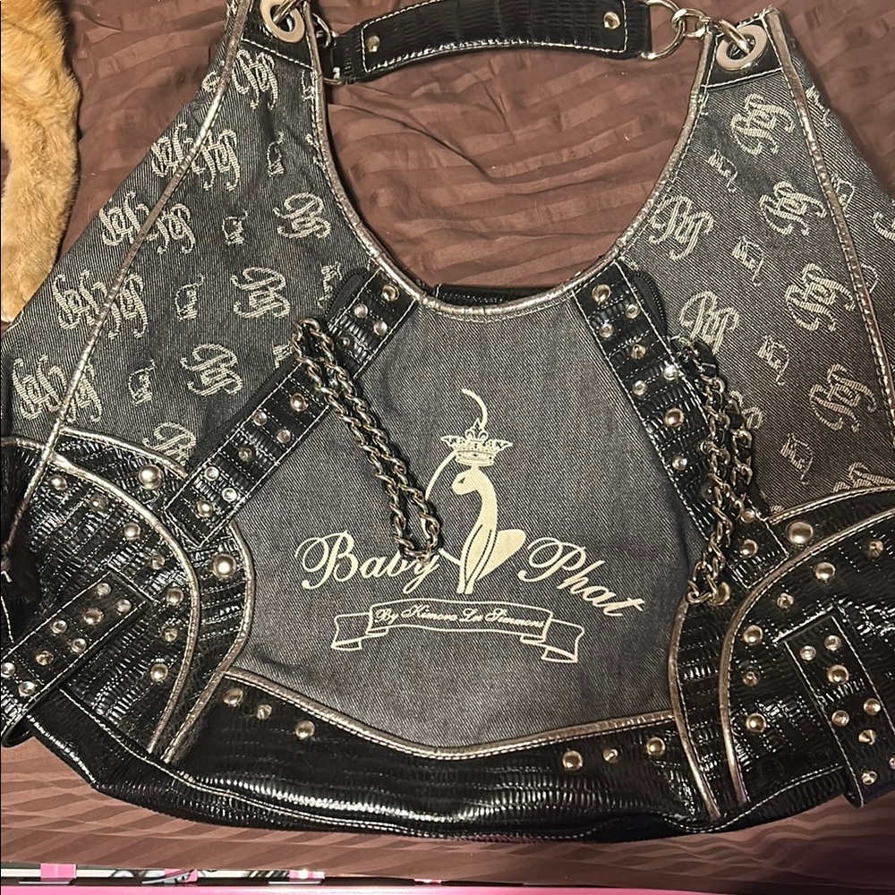Baby Phat denim Shoulder Bag
